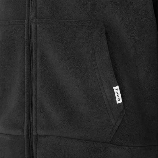 Firetrap Мъжко Яке Полар Micro Fleece Jacket Mens Grey Firetrap Мъжко Яке Полар Micro Fleece Jacket Mens Grey