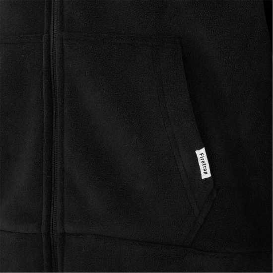 Firetrap Мъжко Яке Полар Micro Fleece Jacket Mens Black Firetrap Мъжко Яке Полар Micro Fleece Jacket Mens Black