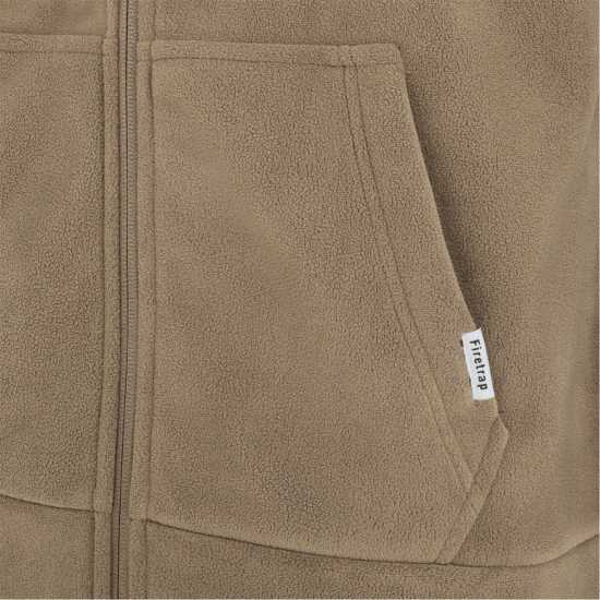 Firetrap Мъжко Яке Полар Micro Fleece Jacket Mens Camel Firetrap Мъжко Яке Полар Micro Fleece Jacket Mens Camel