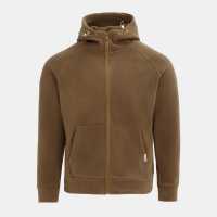 Firetrap Мъжко Яке Полар Micro Fleece Jacket Mens Dark Khaki Firetrap Мъжко Яке Полар Micro Fleece Jacket Mens Dark Khaki