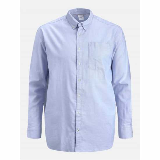 Jack And Jones Jack + Oxford Shrt L Sn63 Cashmere Blue 