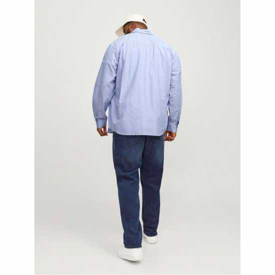 Jack And Jones Jack + Oxford Shrt L Sn63 Cashmere Blue 