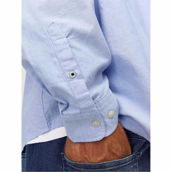Jack And Jones Jack + Oxford Shrt L Sn63 Cashmere Blue 