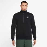 Nike Half Zip Sweater Black/White Мъжки полар