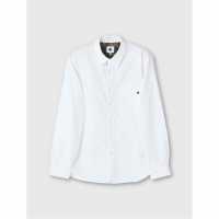 Pretty Green Pg House Pais Oxf Ls Sn61 White 