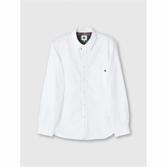 Pretty Green Pg House Pais Oxf Ls Sn61 White Pretty Green Pg House Pais Oxf Ls Sn61 White