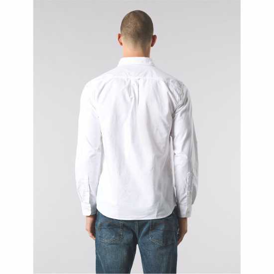 Pretty Green Pg House Pais Oxf Ls Sn61 White Pretty Green Pg House Pais Oxf Ls Sn61 White