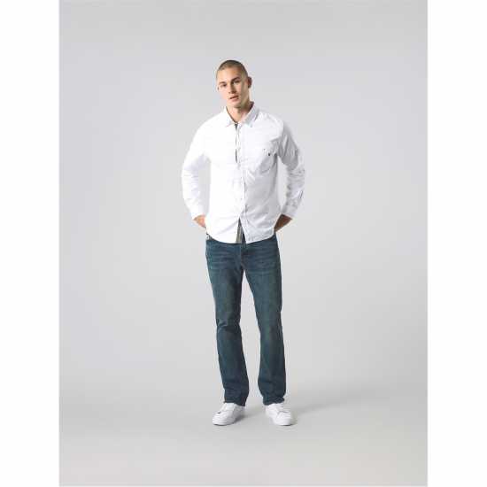 Pretty Green Pg House Pais Oxf Ls Sn61 White Pretty Green Pg House Pais Oxf Ls Sn61 White