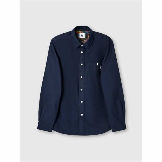 Pretty Green Pg House Pais Oxf Ls Sn61 Navy Pretty Green Pg House Pais Oxf Ls Sn61 Navy