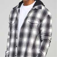 Siksilk Plaid Hoodie  Мъжки ризи