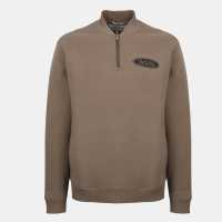 Jack Wills Americano Quarter Zip Sn54 FAWN 
