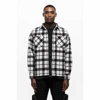 Good For Nothing Check Heavy Overshirt Черно Мъжки ризи