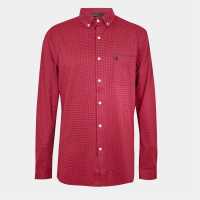 Musto Effortless Long-Sleeve Dress Shirt Червено 