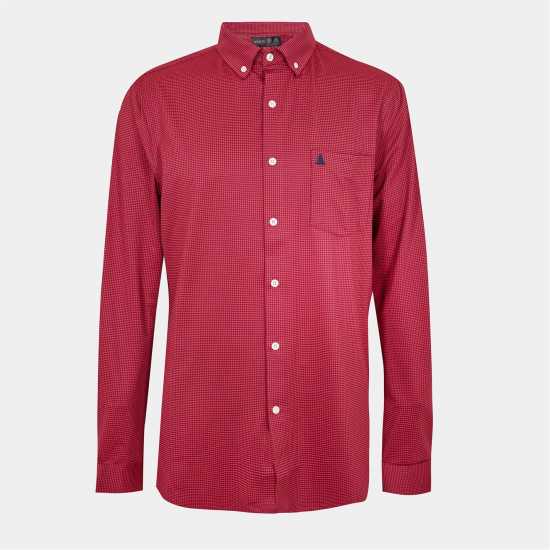 Musto Effortless Long-Sleeve Dress Shirt Червено Musto Effortless Long-Sleeve Dress Shirt Червено