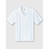 Pretty Green Pg Marshall Pais Shr Sn53 Синьо Мъжки ризи