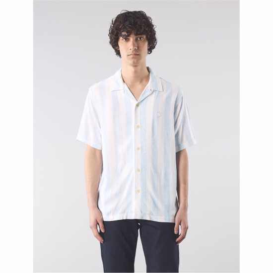 Мъжки ризи Pretty Green Pg Marshall Pais Shr Sn53 Синьо Pretty Green Pg Marshall Pais Shr Sn53 Синьо Мъжки ризи