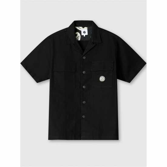 Pretty Green Pg Stamford Cubancol Sn53 Черно Мъжки ризи