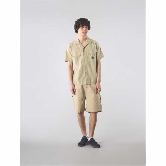 Pretty Green Pg Stamford Cubancol Sn53 Тоуп Мъжки ризи