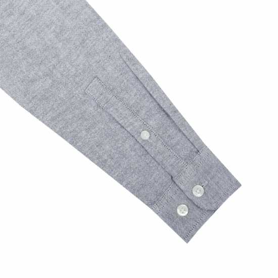 Firetrap Long-Sleeve Oxford Shirt Сиво Firetrap Long-Sleeve Oxford Shirt Сиво