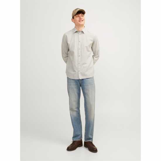 Jack And Jones Long Sleeve Linen Shirt Посуда Мъжки ризи