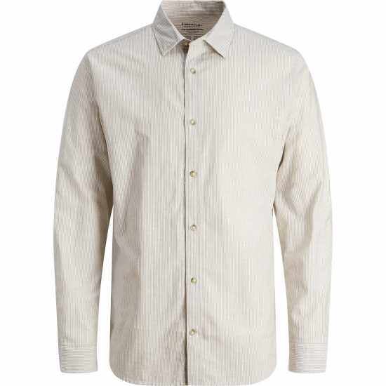 Jack And Jones Long Sleeve Linen Shirt Посуда Мъжки ризи