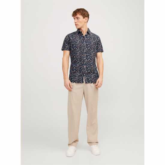 Мъжки ризи Мъжка Риза Къс Ръкав Jack And Jones Floral Print Short Sleeve Shirt Mens Мъжка Риза Къс Ръкав Jack And Jones Floral Print Short Sleeve Shirt Mens Мъжки ризи