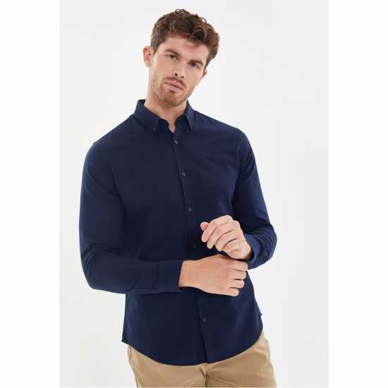 Мъжки ризи Мъжка Риза Дълъг Ръкав Threadbare 2 Pack Beaconsfield Long Sleeve Shirt Mens Мъжка Риза Дълъг Ръкав Threadbare 2 Pack Beaconsfield Long Sleeve Shirt Mens Мъжки ризи