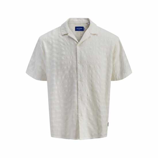 Мъжки ризи Тениска Jack And Jones Structure Resort Shirt Тениска Jack And Jones Structure Resort Shirt Мъжки ризи