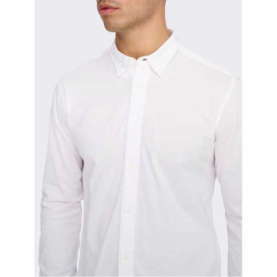 Мъжки ризи Only Shirt Sn99 Bright White Only Shirt Sn99 Bright White Мъжки ризи