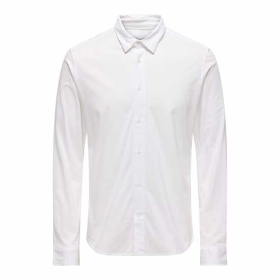 Мъжки ризи Only Shirt Sn99 Bright White Only Shirt Sn99 Bright White Мъжки ризи