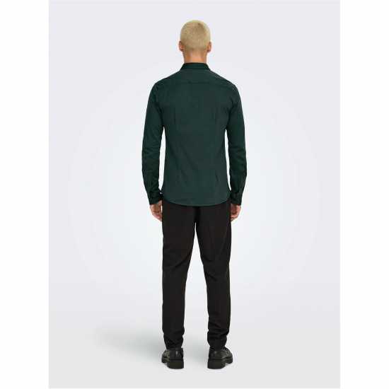 Only Shirt Sn99 Darkest Spruce Мъжки ризи