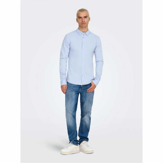 Мъжки ризи Only Shirt Sn99 Cashmere Blue Only Shirt Sn99 Cashmere Blue Мъжки ризи