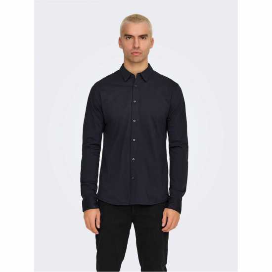 Only Shirt Sn99 Dark Navy Мъжки ризи