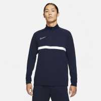 Nike Academy Mens Soccer Drill Top Navy Мъжко облекло за едри хора