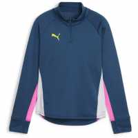Puma Individualblaze Quarter Zip Top Jr Drill Unisex Kids  Футболни тренировъчни горнища