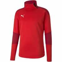 Puma Training Fleece Sn99 Червено/Чили Футболни тренировъчни горнища