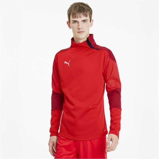 Puma Training Fleece Sn99 Червено/Чили Футболни тренировъчни горнища