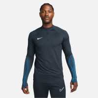 Nike Dri-Fit Strike Soccer Drill Top Mens Navy/Royal Мъжки ризи