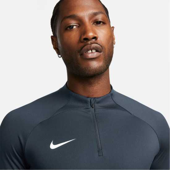 Nike Dri-Fit Strike Soccer Drill Top Mens Navy/Royal Мъжки ризи
