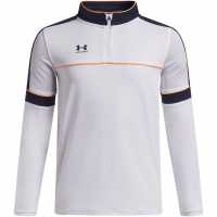Under Armour Challenger Training Quarter Zip Juniors White/Navy 