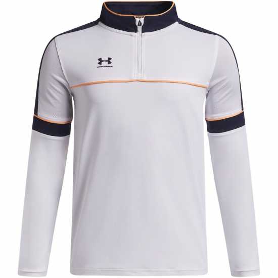 Under Armour Challenger Training Quarter Zip Juniors White/Navy 