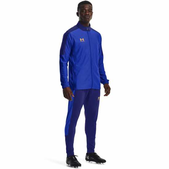 Under Armour Мъжко Спортно Горнище Challenger Track Jacket Mens Blue/Orange Футболни екипи за бягане