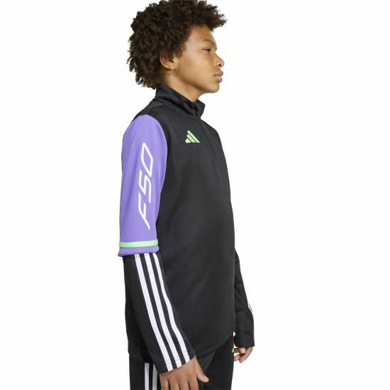 Adidas Детска Спортна Тениска F50 Training Top Juniors  Детски горнища с цип