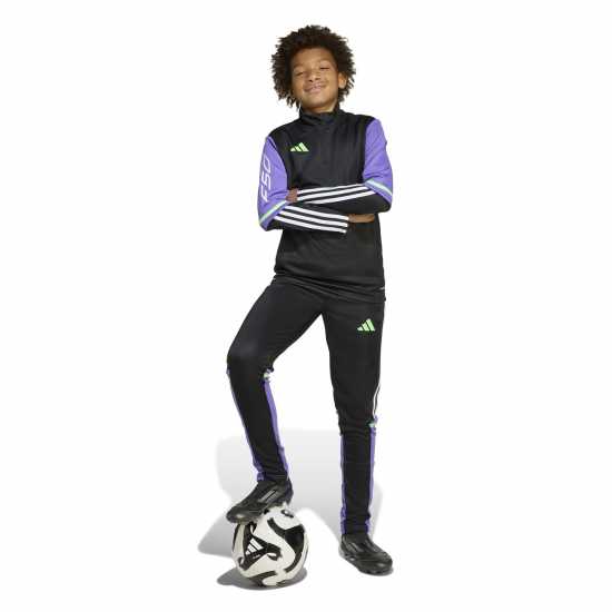 Adidas Детска Спортна Тениска F50 Training Top Juniors  Детски горнища с цип