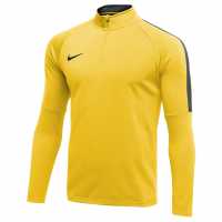 Sale Nike Academy Drill Top Mens Yellow Мъжки ризи