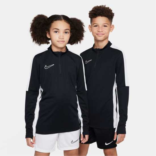 Nike Детско Горнище За Тренировка Academy Drill Top Juniors Black/White Детски горнища с цип