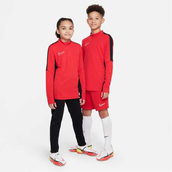 Nike Детско Горнище За Тренировка Academy Drill Top Juniors UNIVERSITY RED/BLACK Детски горнища с цип