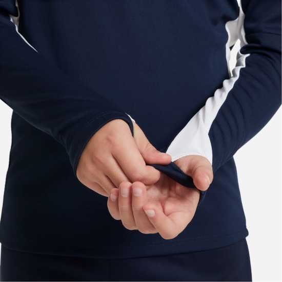 Nike Детско Горнище За Тренировка Academy Drill Top Juniors Обсидиан/Бял Детски горнища с цип