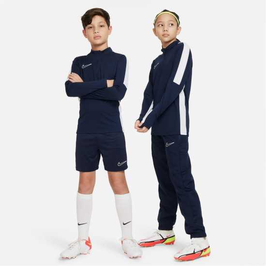 Nike Детско Горнище За Тренировка Academy Drill Top Juniors Obsidian/white Детски горнища с цип