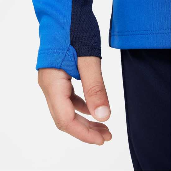 Детски горнища с цип Nike Детско Горнище За Тренировка Academy Drill Top Juniors Морско синьо/Бяло Nike Детско Горнище За Тренировка Academy Drill Top Juniors Морско синьо/Бяло Детски горнища с цип